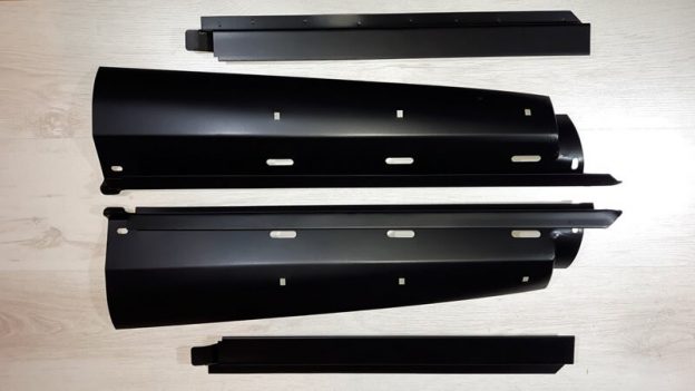 Gutter Channels / Door Surrounds for a Defender 90